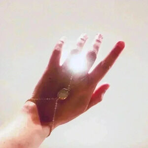 Gypset Honey Druzy Stone Cage Bracelet in White and Gold Tone NWT $60